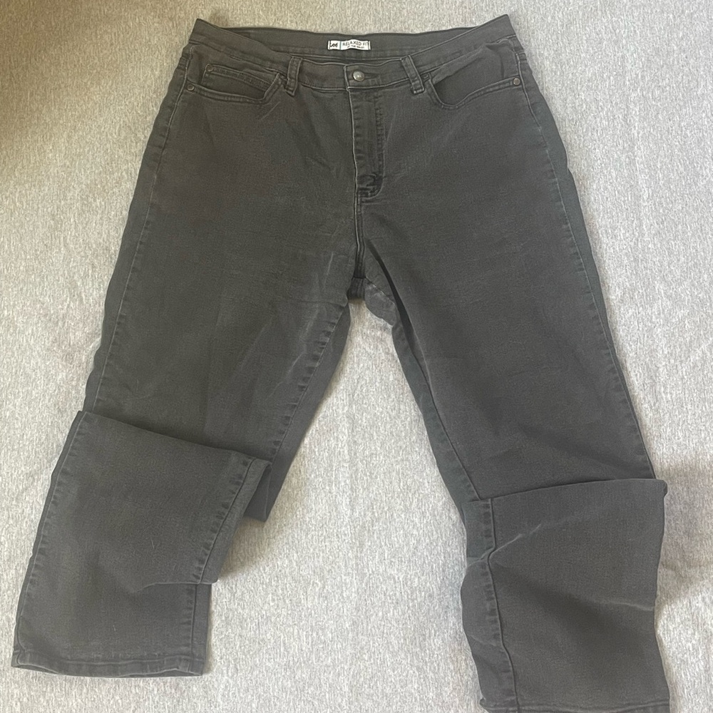 Lee Gray/black Denim Jeans with Gap light wash jeans - Picture 3 of 7